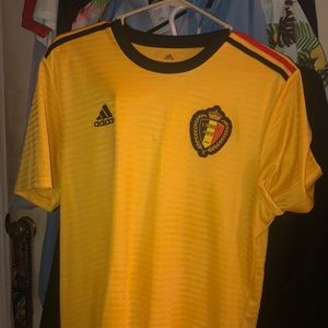 Belgium away soccer jersey large L authentic 2018 World Cup